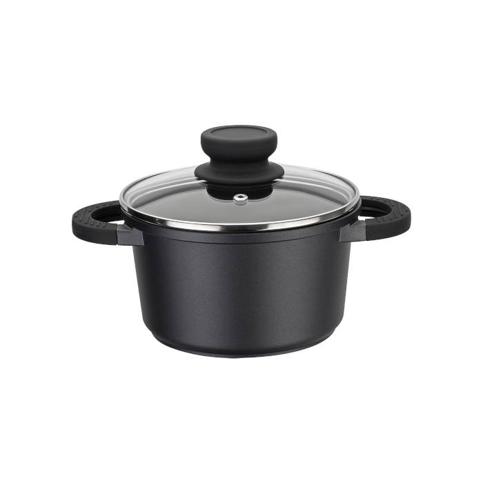 Kochtopf SilcoGuss noir Aluminiumguss (1-tlg), Induktion