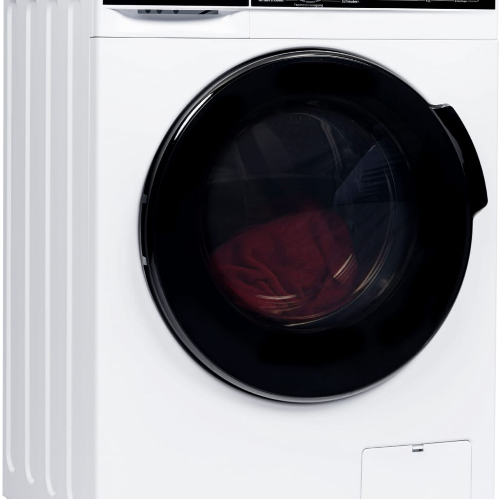 Hanseatic Waschmaschine HWMA814B, 8 kg, 1400 U/min, Schnellwaschprogramm, Startzeitvorwahl
