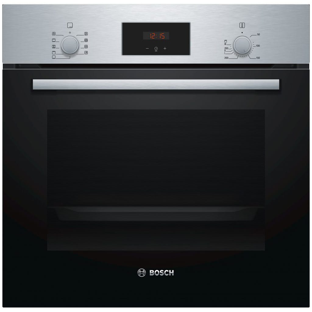 BOSCH Backofen Einbau-Backofen Einbauherd HBF114ESO Edelstahl Serie 2