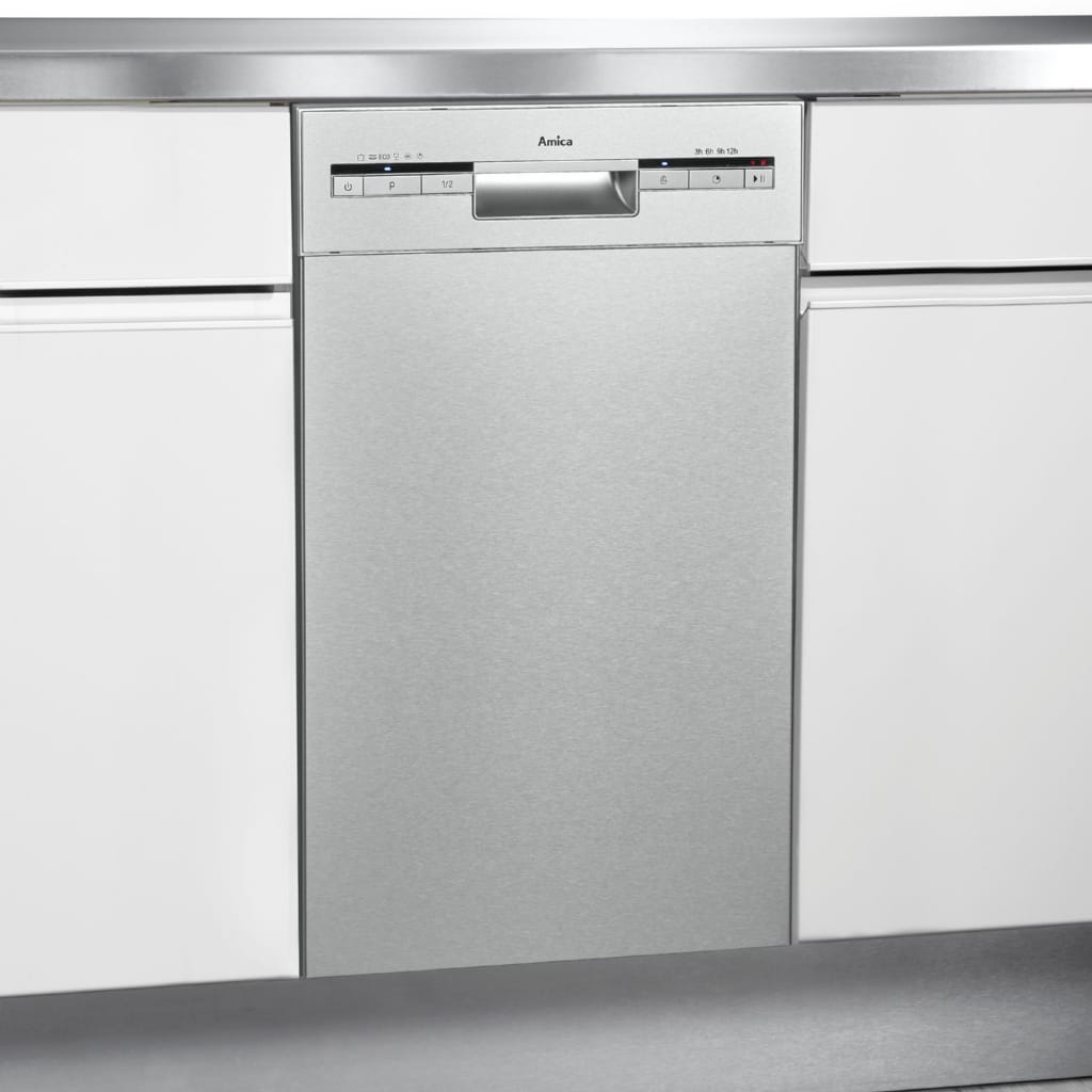 Amica Unterbaugeschirrspüler EGSPU 500 911 E, 10 Maßgedecke, Geschirrspüler mit flexiblen Programmen und komfortabler Planung.