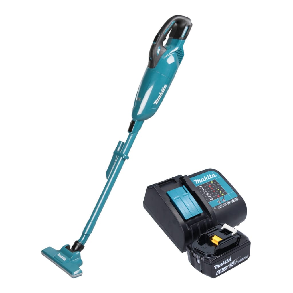 Makita Akku-Handstaubsauger DCL 283 FSG1 18 V 0,73 l Brushless + 1x Akku 6,0 Ah + Ladegerät