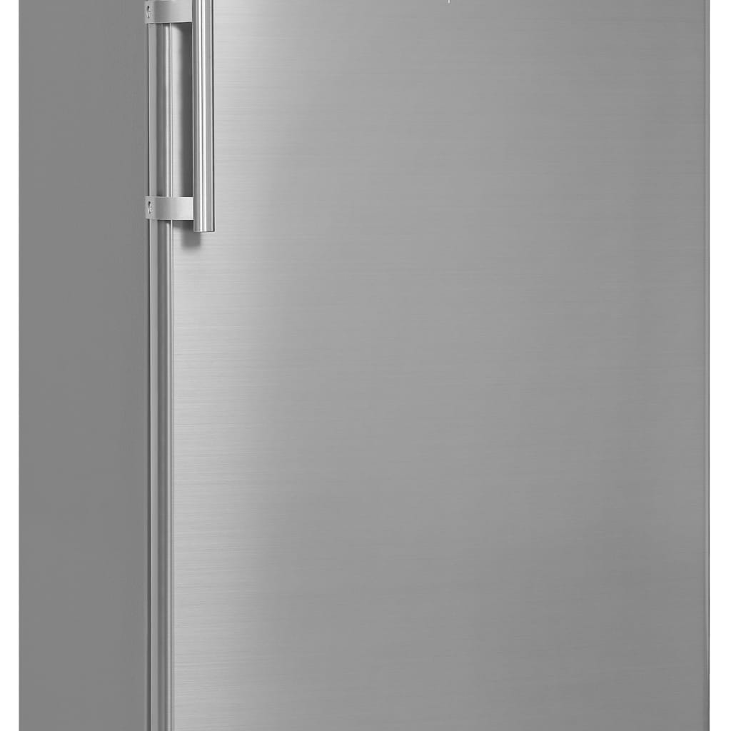 exquisit Kühlschrank KS16-V-H-040E inoxlook, 85,5 cm hoch, 55 cm breit, Perfekte Kühlung für Zuhause: 127 L, sparsam & praktisch