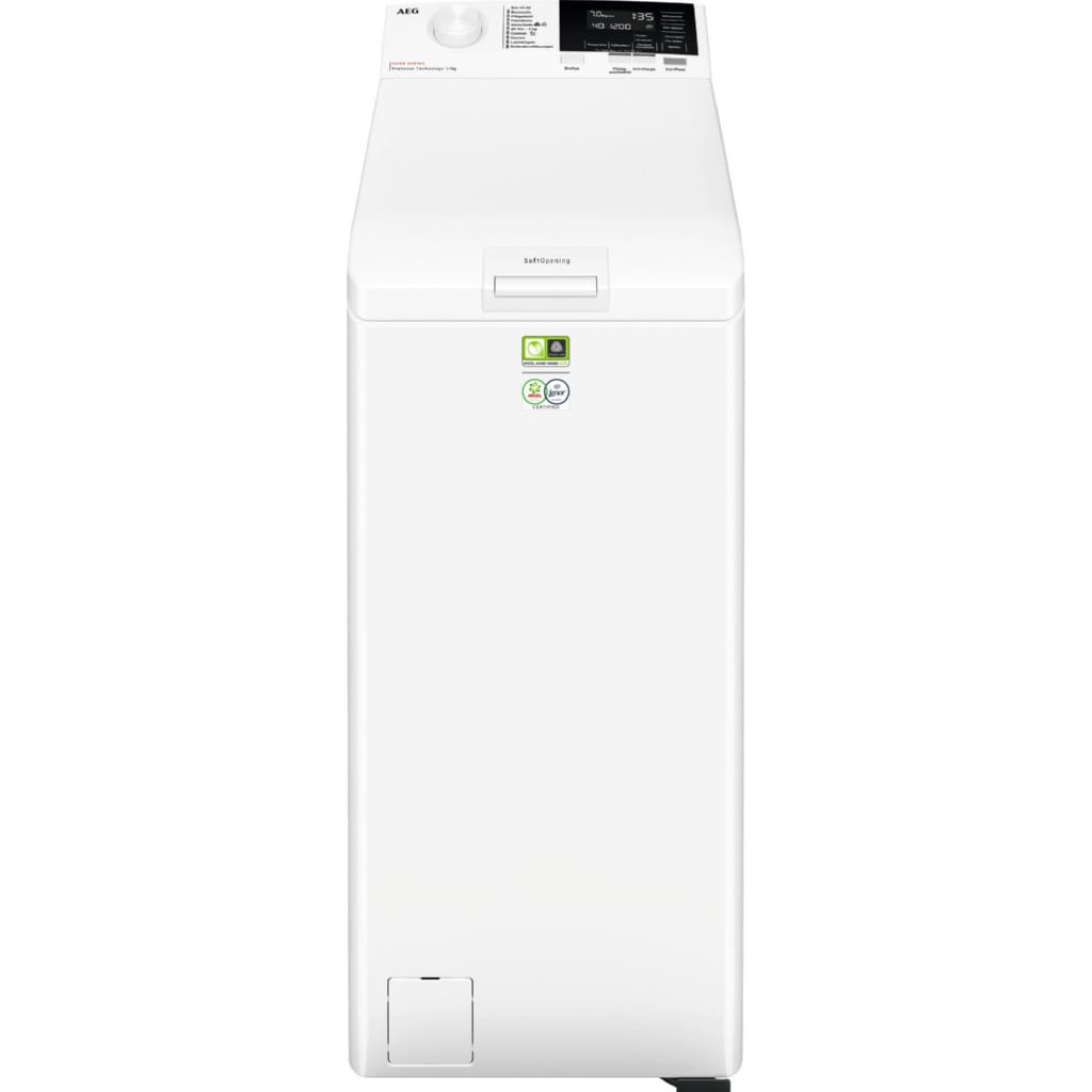 AEG Waschmaschine Toplader 6000 ProSense® LTR6A60370, 7 kg, 1300 U/min, Anti-Allergie-Programm: Entfernt zuverlässig Viren und Bakterien