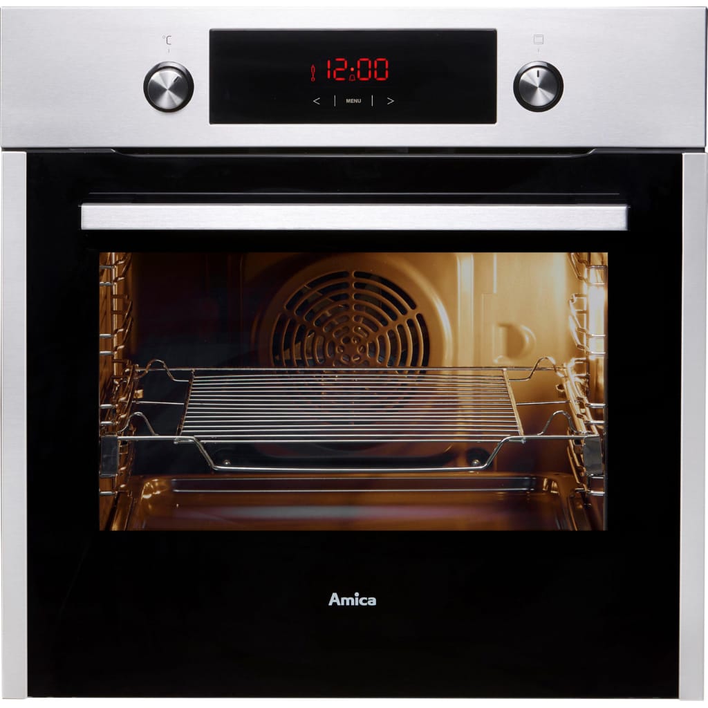 Amica Einbaubackofen EB 944 100 E, mit 1-fach-Teleskopauszug, Steam Clean, Einfach sauber, sicher und flexibel für den täglichen Backgenuss