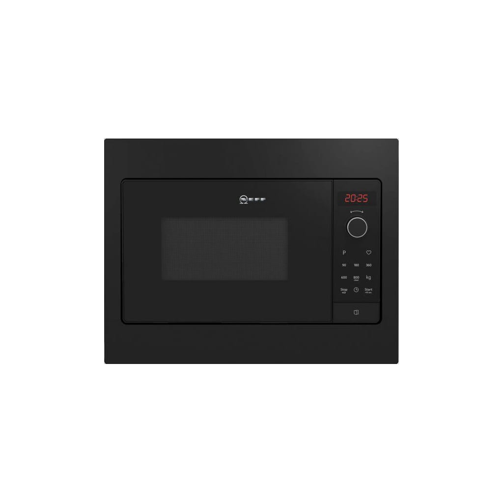 NEFF Einbau-Mikrowelle HLAWG25S3, Mikrowelle, 20 l, LED-Display - kontrastreich und gut lesbar