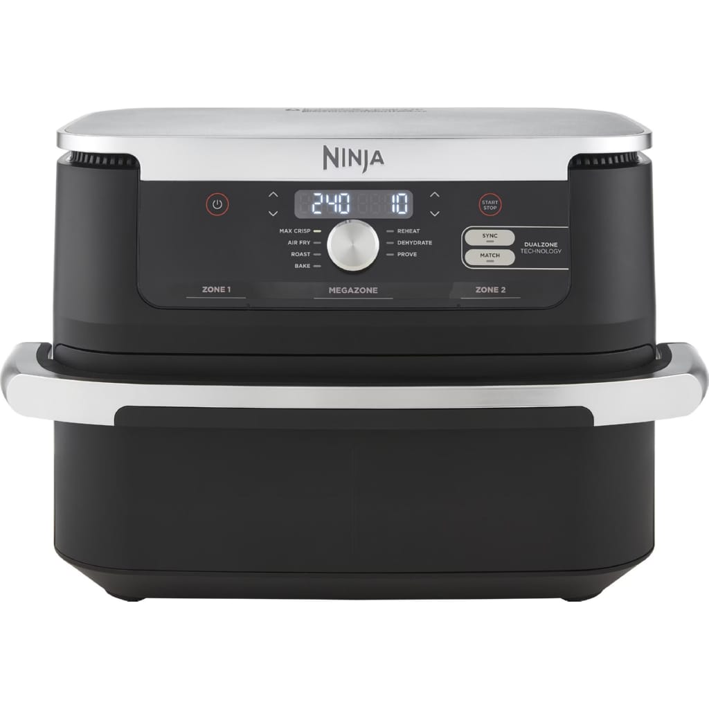 NINJA Heißluftfritteuse Foodi FlexDrawer AF500 Airfryer, 2470 W, Air Fry für 8 Personen, 10,4 Liter MegaZone oder 2x 5,2 Liter DualZone