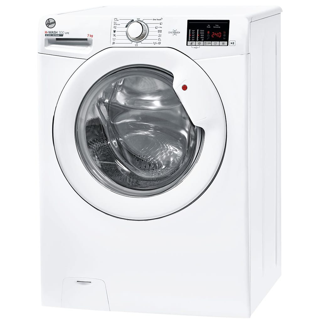 Hoover Waschmaschine H-WASH 300 Lite H3W4 272DA3/1-S, 7 kg, 1200 U/min, Symbolblende, NFC, Digitaldisplay, Mix-Power-System