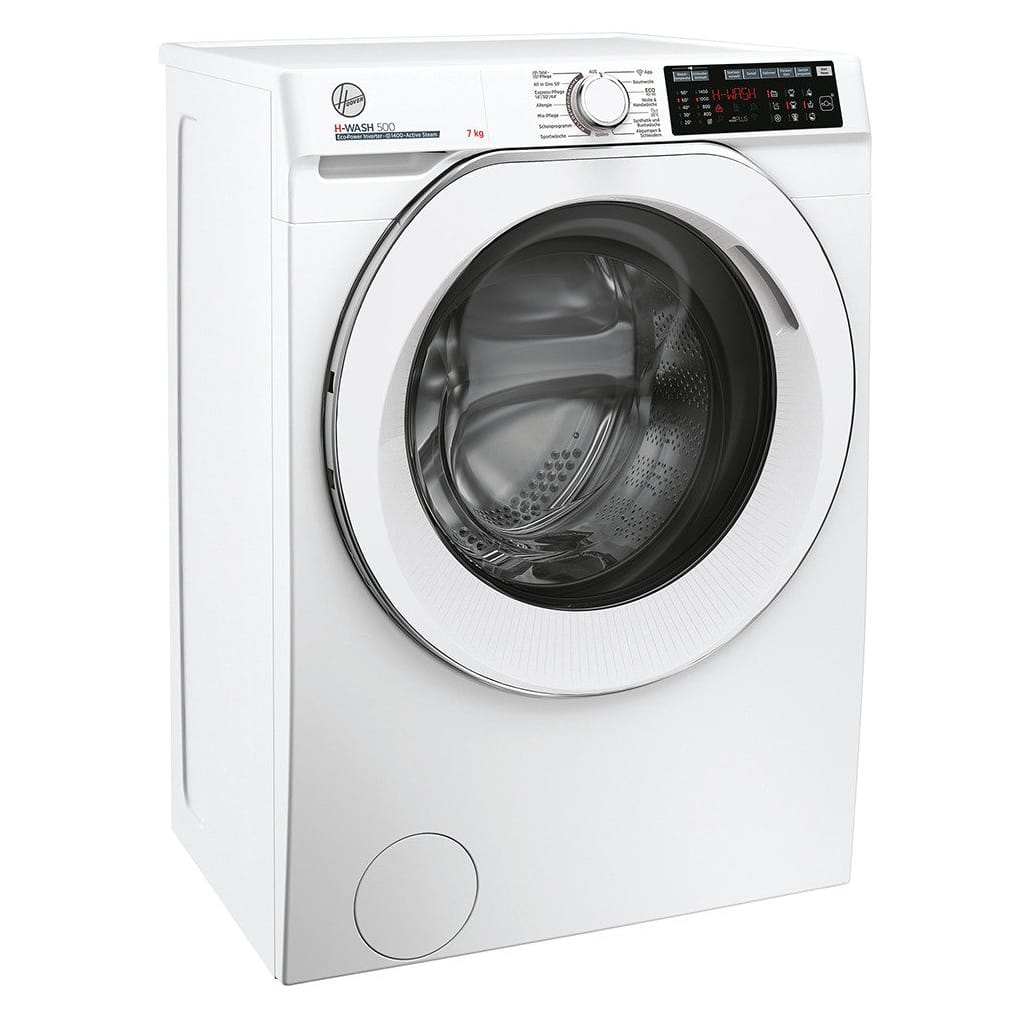 Hoover Waschmaschine HWQ4 47AMC/1-84, 7 kg, 1400 U/min, Wi-Fi & Bluetooth, Dampffunktion, Vorwäsche, 1400 U/min