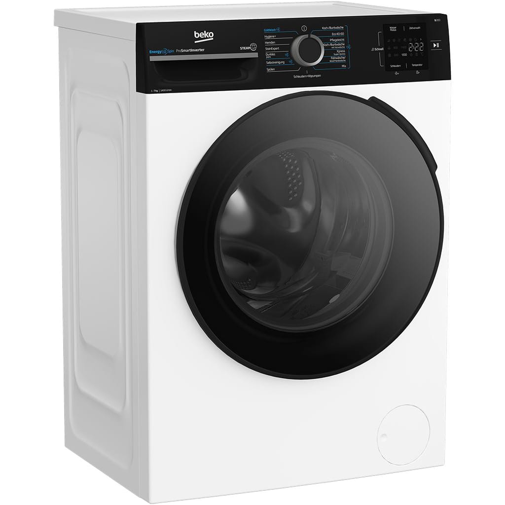BEKO Waschmaschine BM3WFU3741R, 7 kg, 1400 U/min, AddXtra Nachlegefunktion, Hygiene+ (allergikergeeignet), Coldwash