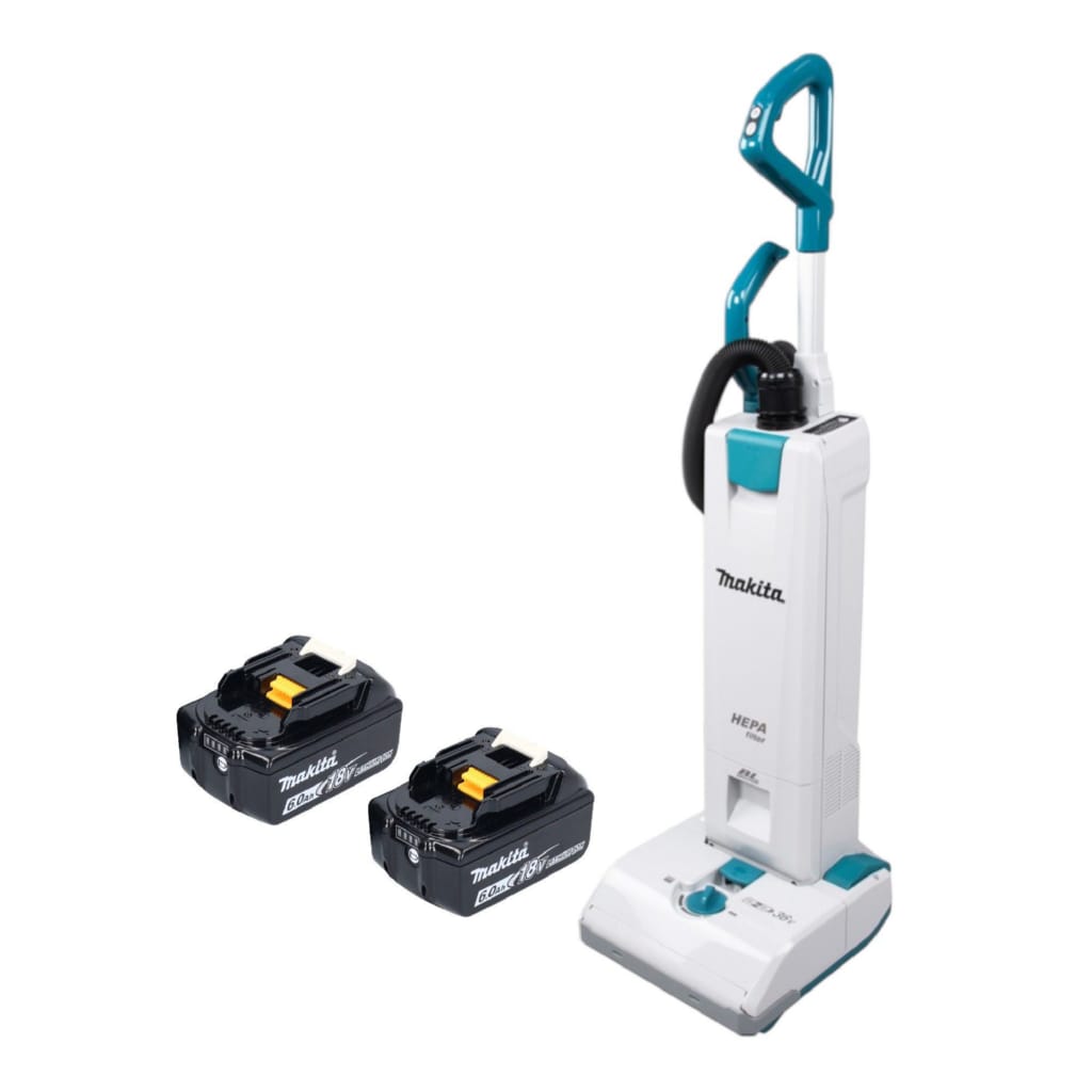 Makita Akku-Handstaubsauger DVC 560 G2 36 V (2x 18 V) 5 l + 2x Akku 6,0 Ah - ohne Ladegerät