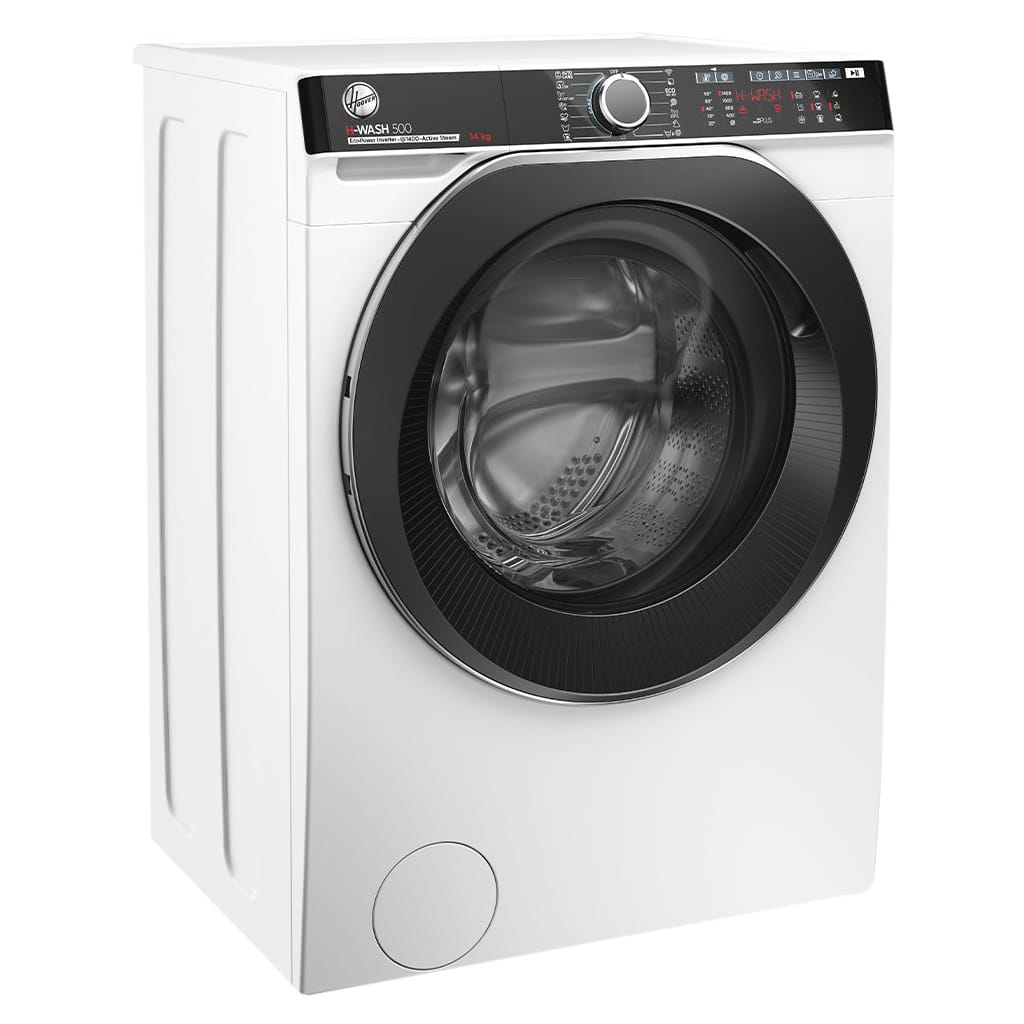 Hoover Waschmaschine H-WASH500 HWP 414AMBC/1-S, 14 kg, 1400 U/min, ActiveSteam, Wi-Fi + Bluetooth, All in One Programm