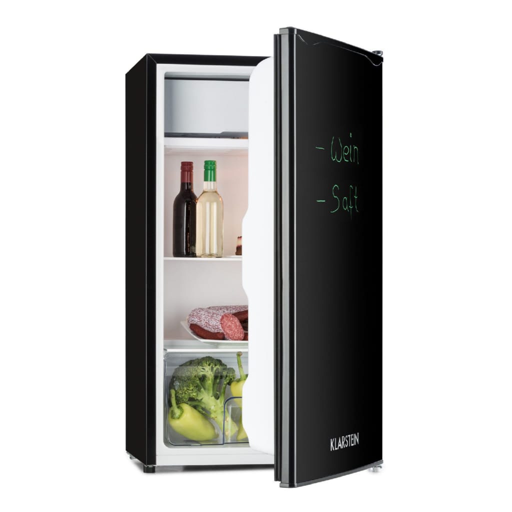 Klarstein Table Top Kühlschrank Spitzbergen Uni, 83 cm hoch, 47 cm breit, Kühl-Gefrierschrank Mini Fridge Haus Getränkekühlschrank