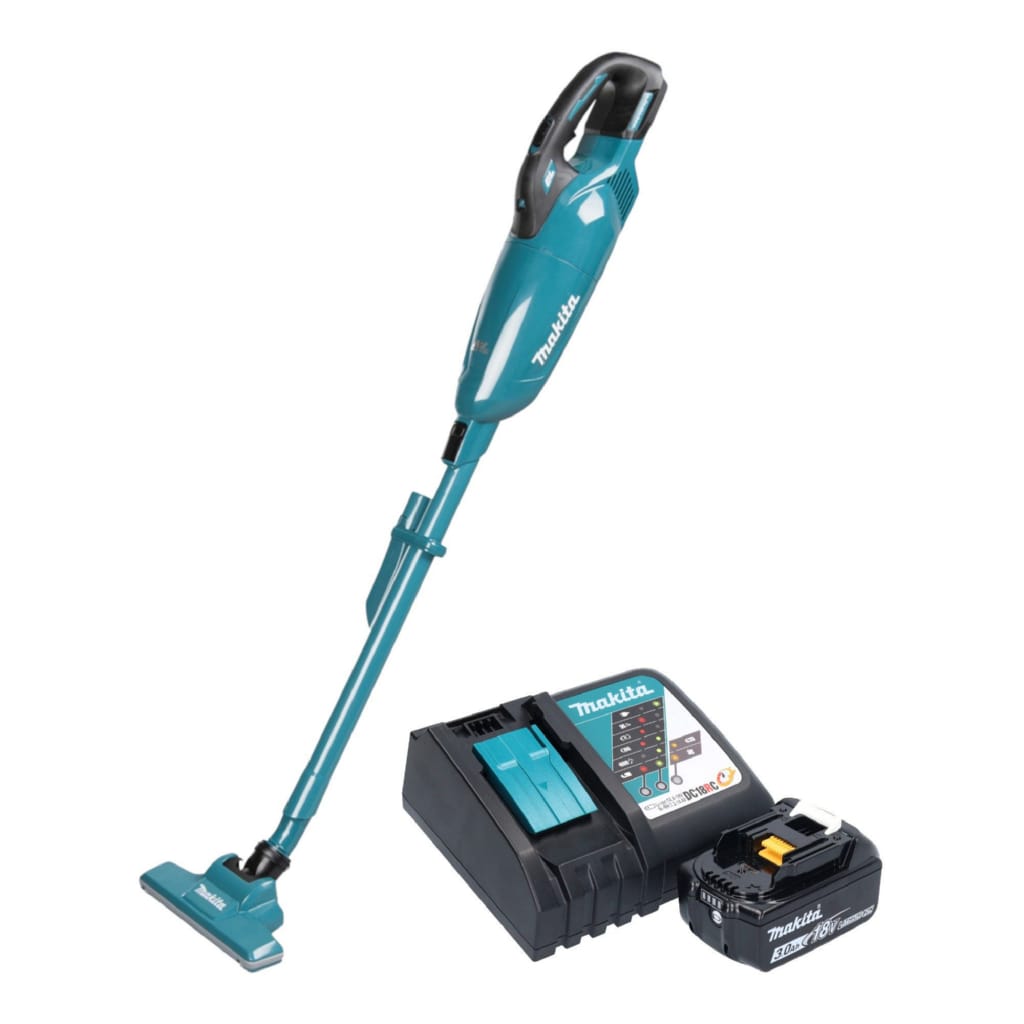 Makita Akku-Handstaubsauger DCL 283 FRF1 18 V 0,73 l Brushless + 1x Akku 3,0 Ah + Ladegerät