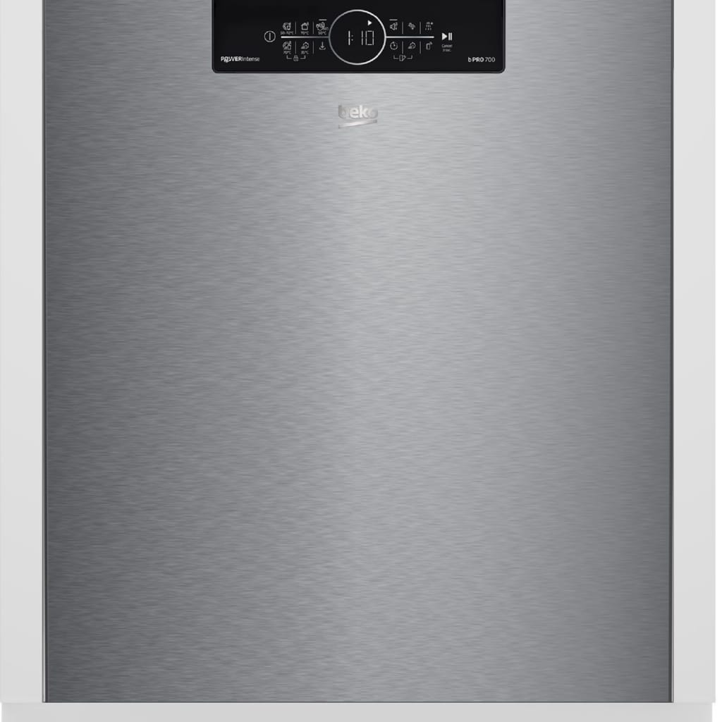 BEKO Unterbaugeschirrspüler BDDN36550XP, 8,9 l, 15 Maßgedecke