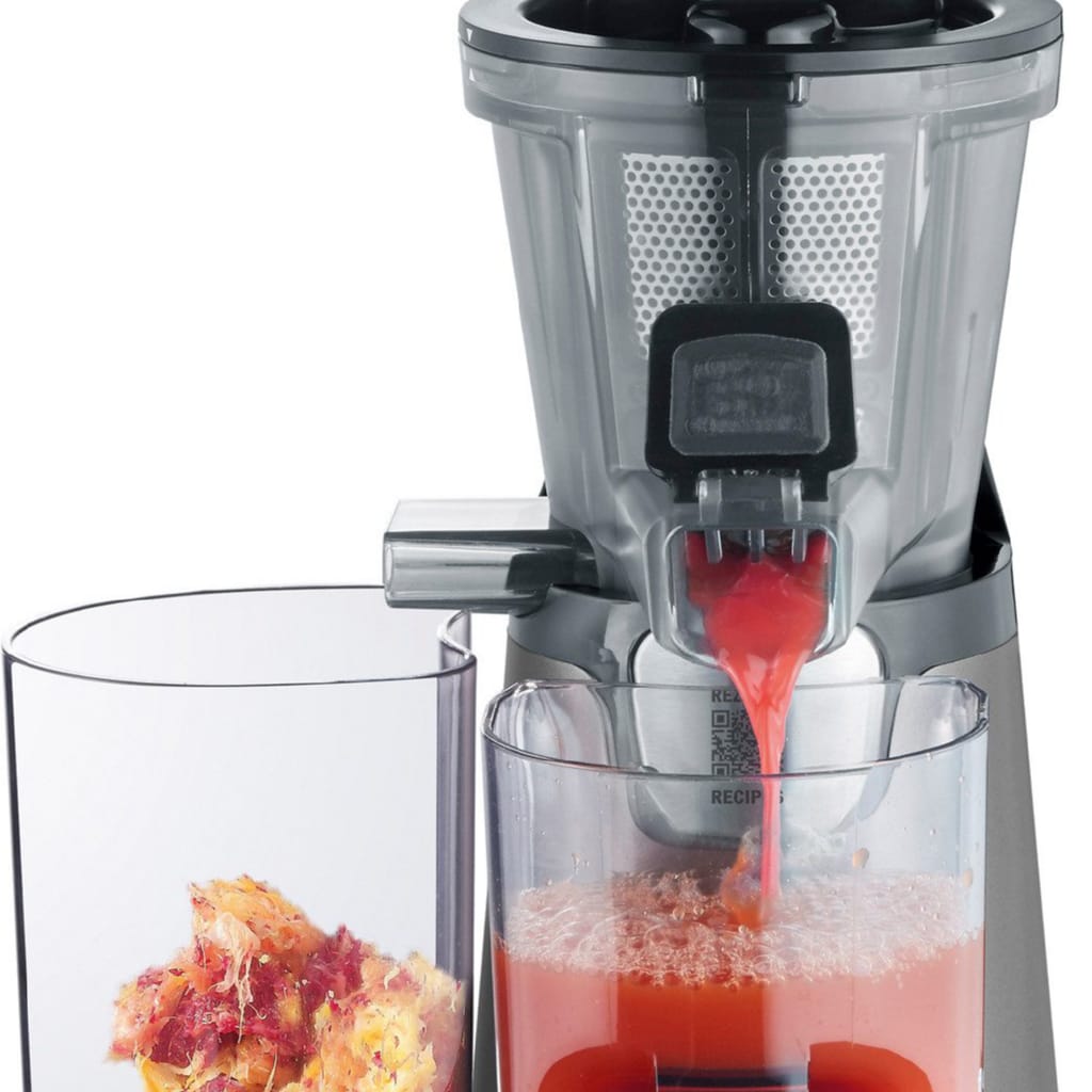 Severin Slow Juicer ES 3571, 150 W, für Säfte, Sorbets, Marmelade uvm., mit Easy-Clean Konzept