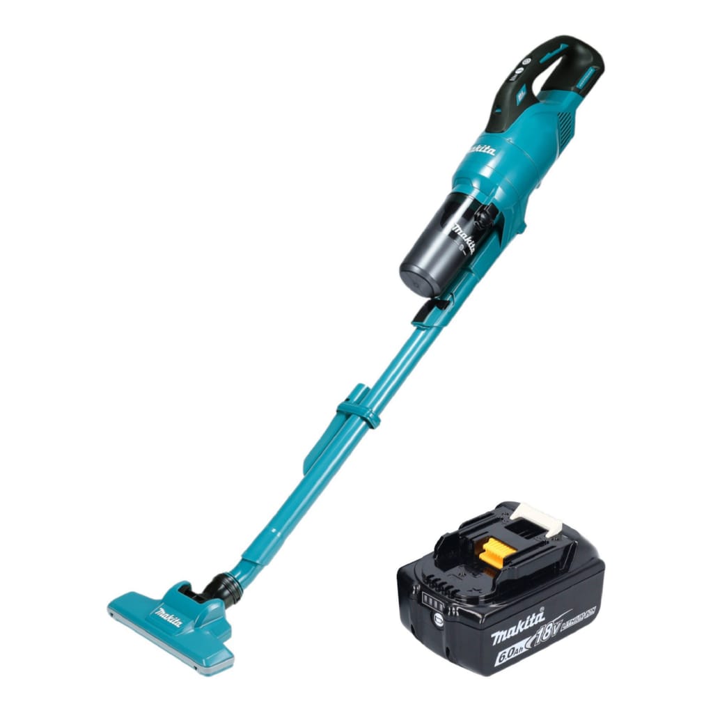 Makita Akku-Handstaubsauger DCL 286 FG Akku Staubsauger 18 V 0,25 l Brushless + 1x Akku 6,0 Ah