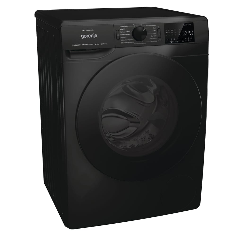 GORENJE Waschmaschine WPNEI94A1DTSB, 9 kg, 1400 U/min, Energieklasse A-10%